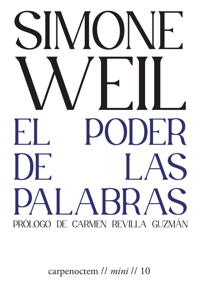 El poder de las palabras, de WEIL | portada del libro