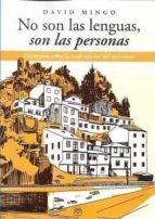 No son las lenguas, son las personas, de D. MINGO | portada del libro