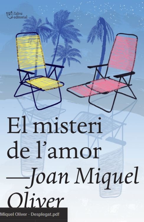 El misteri de l'amor, de OLIVER,JOAN MIQUEL | portada del libro