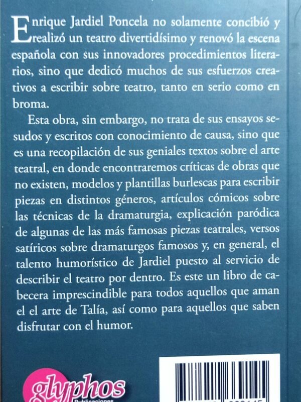 REGLAS Y FORMULAS PARA HACER TEATRO, de JARDIEL PONCELA, ENRIQUE | portada del libro