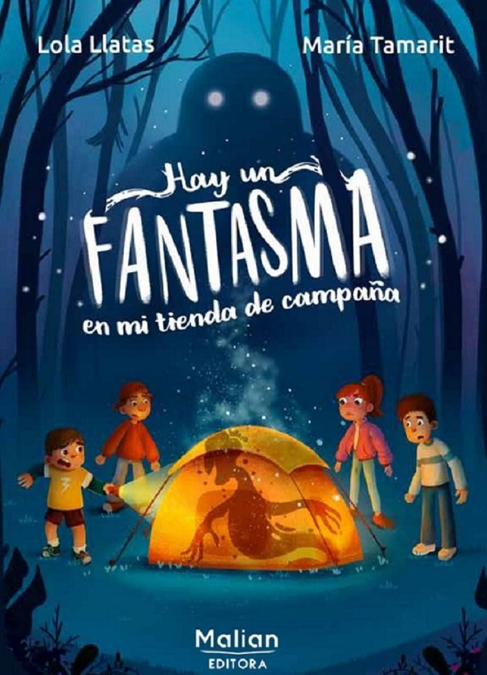 HAY UN FANTASMA EN MI TIENDA DE CAMPAÑA, de LLATAS, LOLA | portada del libro