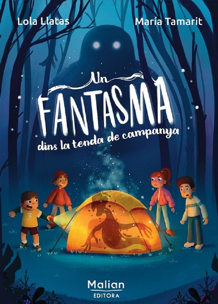 UN FANTASMA DINS LA TENDA DE CAMPANYA, de LLATAS, LOLA | portada del libro
