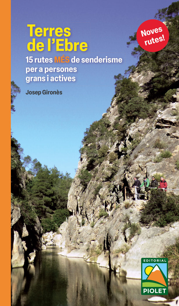 Terres de l'Ebre. 15 rutes MÉS de senderisme, de Gironès, Josep | portada del libro