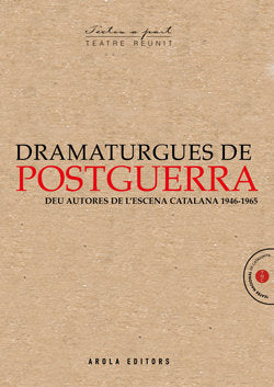 Dramaturgues de postguerra, de AYATS, AØDA | portada del libro