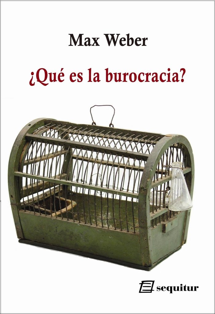 BUROCRACIA, de WEBER, MAX | portada del libro