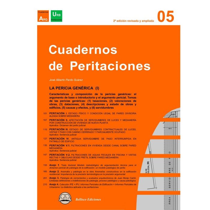 CUADERNOS PERITACIONES, 5 2ªED REVISADA Y AMPLIADA, de PARDO, JOSE ALBERTO | portada del libro