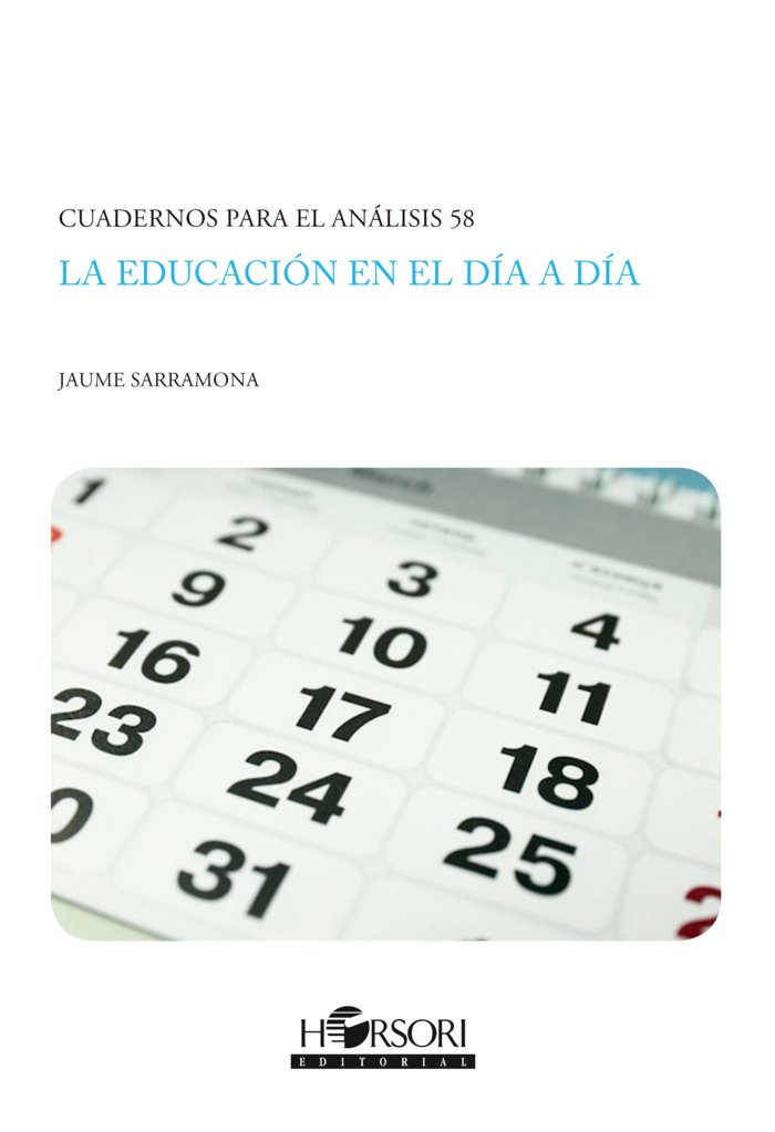 La educación en el día a día, de Sarramona López, Jaume | portada del libro