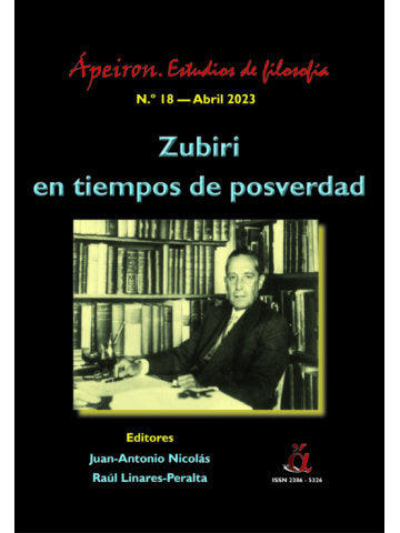 Zubiri en tiempos de posverdad | portada del libro