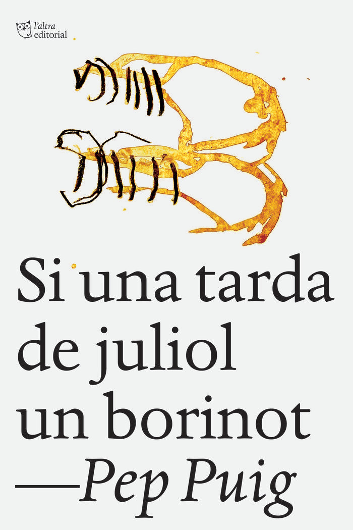 Si una tarda de juliol un borinot, de PUIG PONSA, PEP | portada del libro
