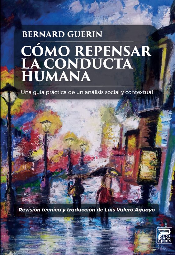 COMO REPENSAR LA CONDUCTA HUMANA, de BERNARD GUERIN | portada del libro