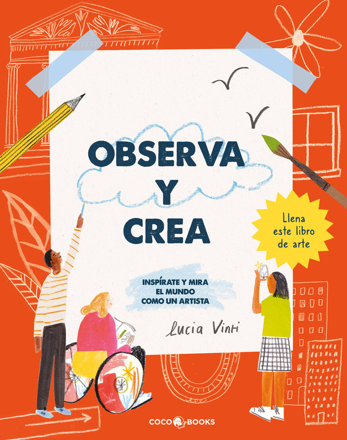 Observa y crea, de VINTI,LUCIA | portada del libro