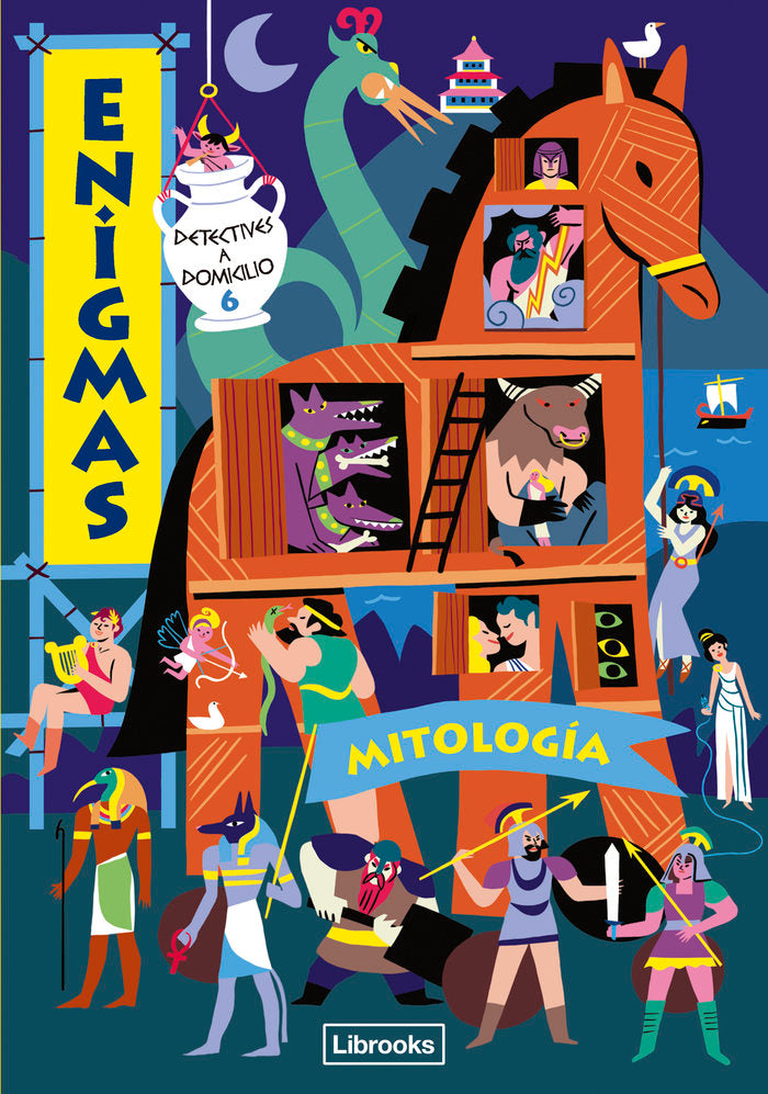 ENIGMAS. DETECTIVES A DOMICILIO 6. MITOLOGIA, de MARTIN, PAUL | portada del libro