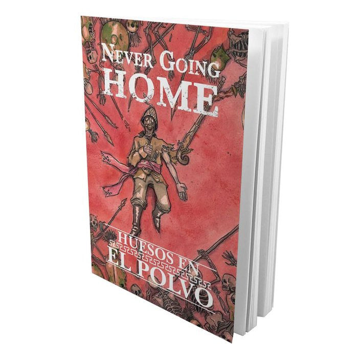 JUEGO DE ROL NEVER GOING HOME: HUESOS EN EL POLVO | portada del libro