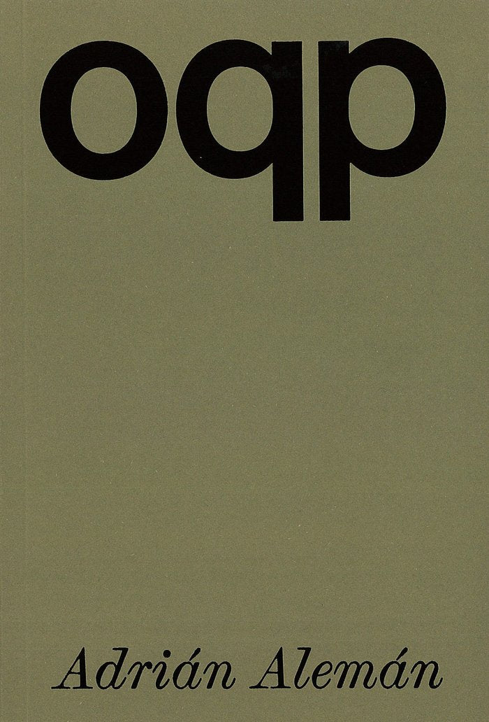 oqp, de Alemán Bastarrica, Adrián | portada del libro
