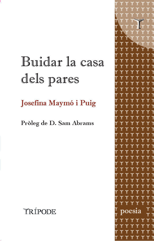 BUIDAR LA CASA DELS PARES, de JOSEFINA MAYMO PUIG | portada del libro