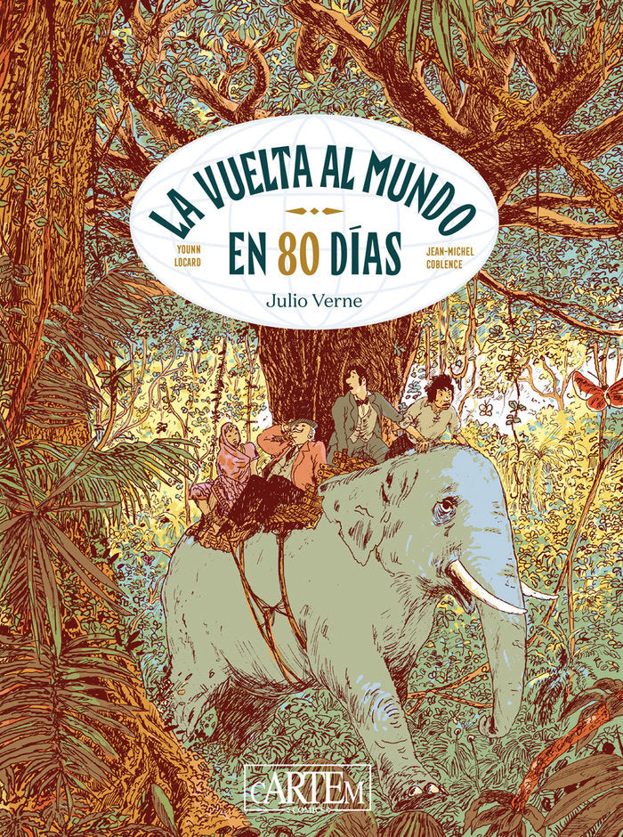 LA VUELTA AL MUNDO EN 80 DIAS, de COBLENCE, JEAN-MICHEL | portada del libro