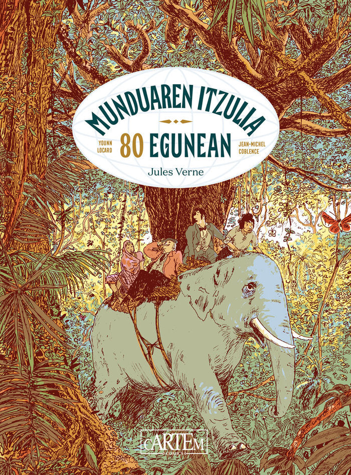 Munduaren itzulia 80 egunean, de COBLENCE, JEAN-MICHEL | portada del libro