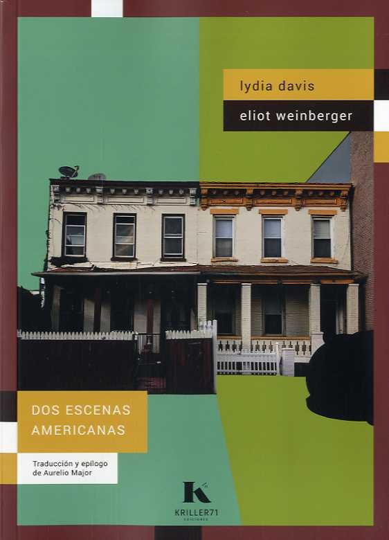 DOS ESCENAS AMERICANAS, de DAVIS, LYDIA | portada del libro
