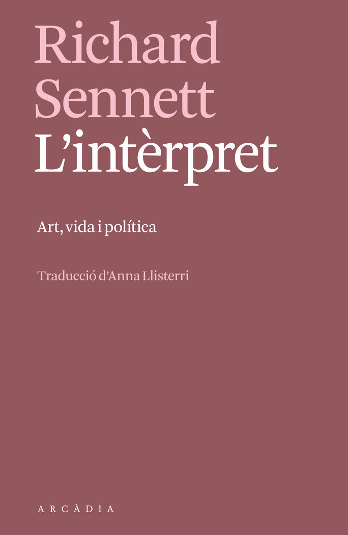 LINTERPRET, de SENNETT, RICHARD | portada del libro