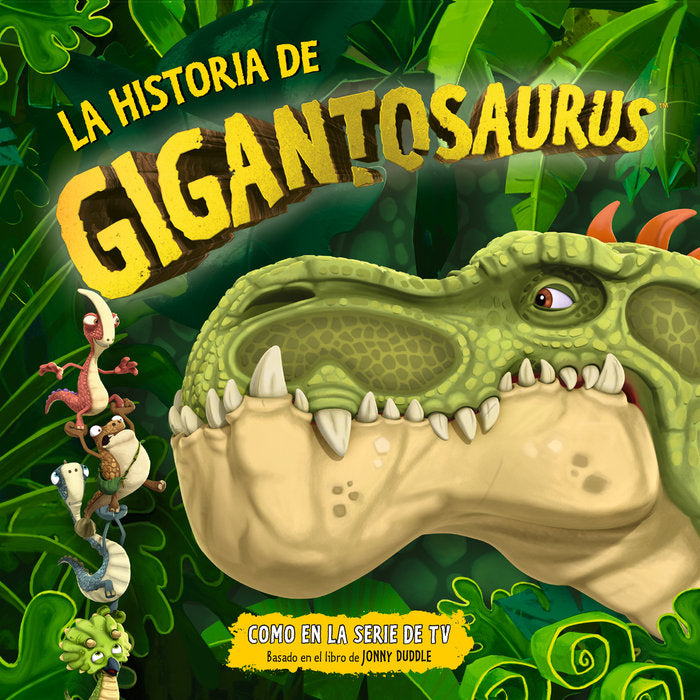 HISTORIA DE GIGANTOSAURUS,LA, de STUDIOS,CYBER GROUP | portada del libro