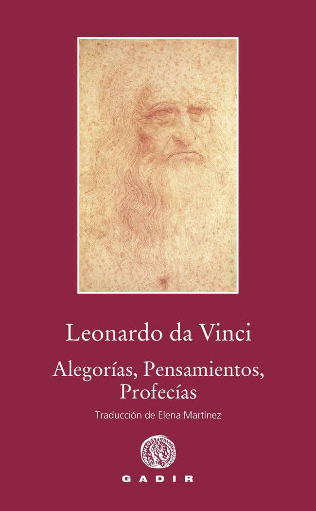 ALEGORIAS PENSAMIENTOS PROFECIAS, de LEONARDO DA VINCI | portada del libro