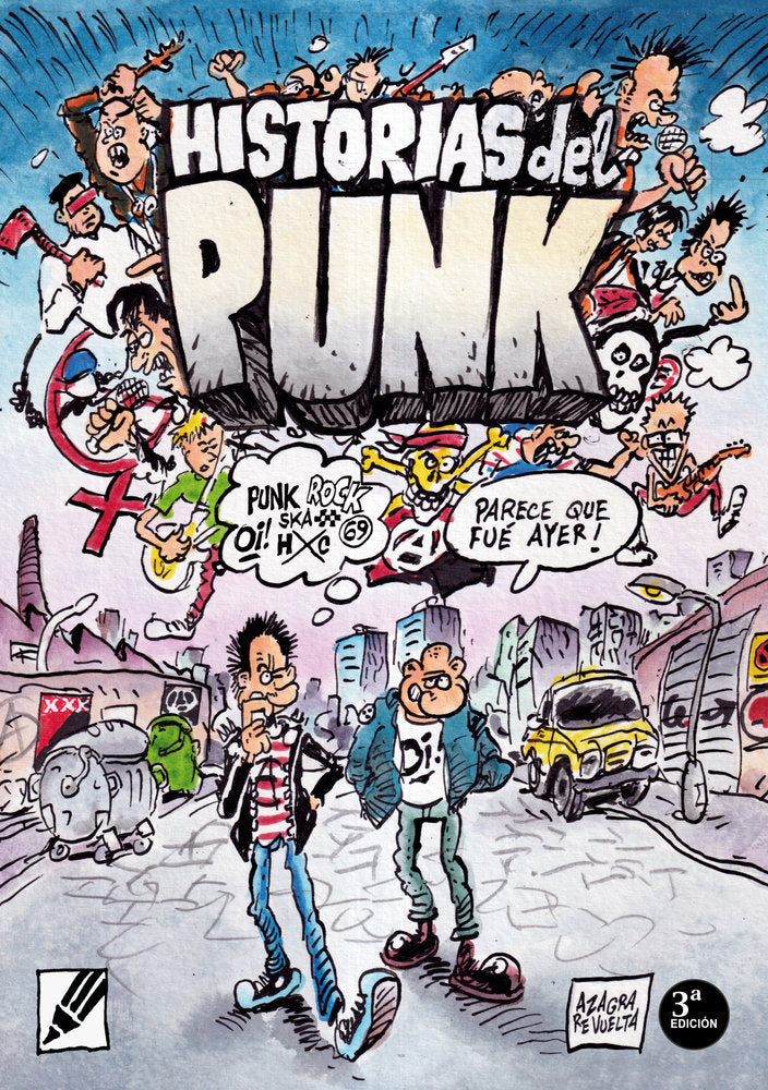 HISTORIAS DEL PUNK, de AZAGRA, CARLOS | portada del libro