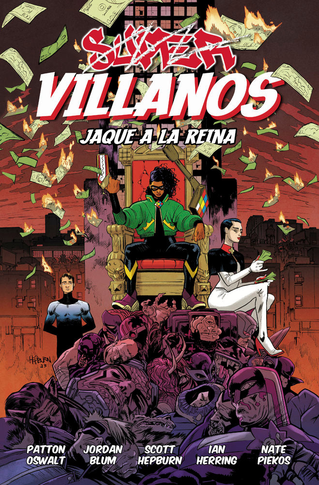 SUPERVILLANOS. JAQUE A LA REINA, de BLUM, JORDAN | portada del libro
