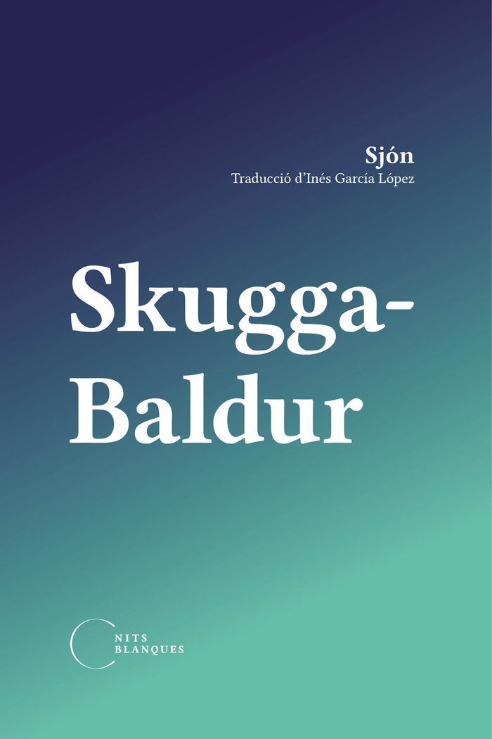 SKUGGA-BALDUR, de SJON | portada del libro
