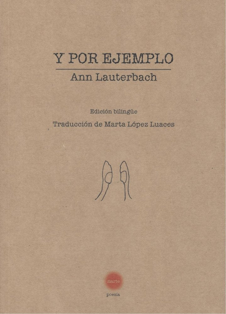 Y POR EJEMPLO, de ANN LAUTERBACH | portada del libro