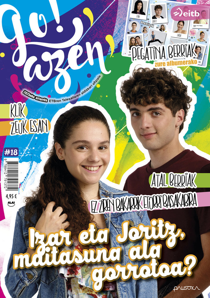 GO!AZEN ALDIZKARIA 18 | portada del libro