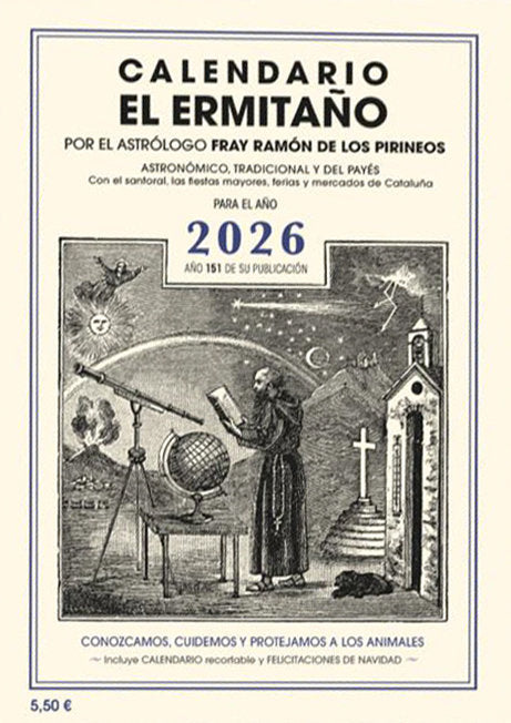 CALENDARIO EL ERMITAÑO, de AA.VV. | portada del libro