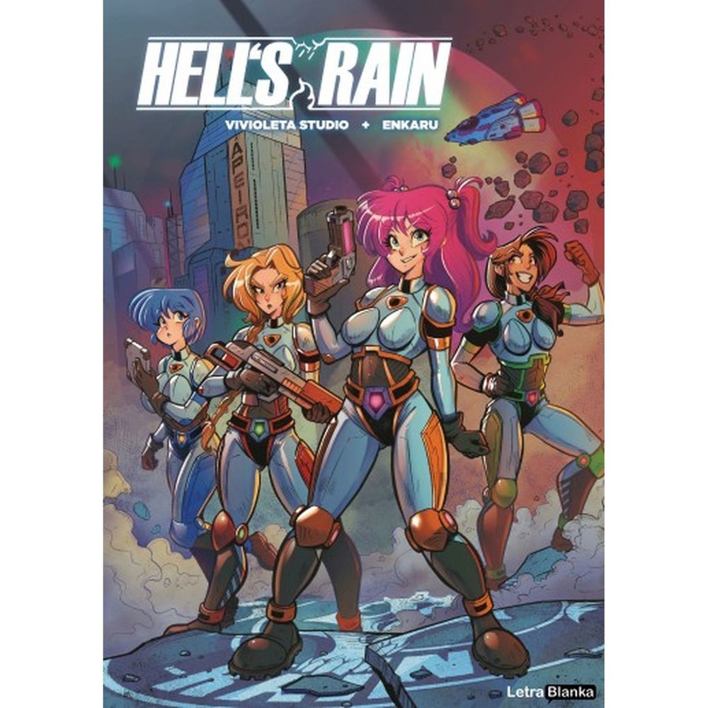 HELL'S RAIN, de ENKARU | portada del libro