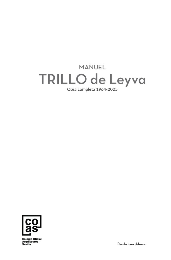 Manuel TRILLO de Leyva, de Varios, Autores | portada del libro