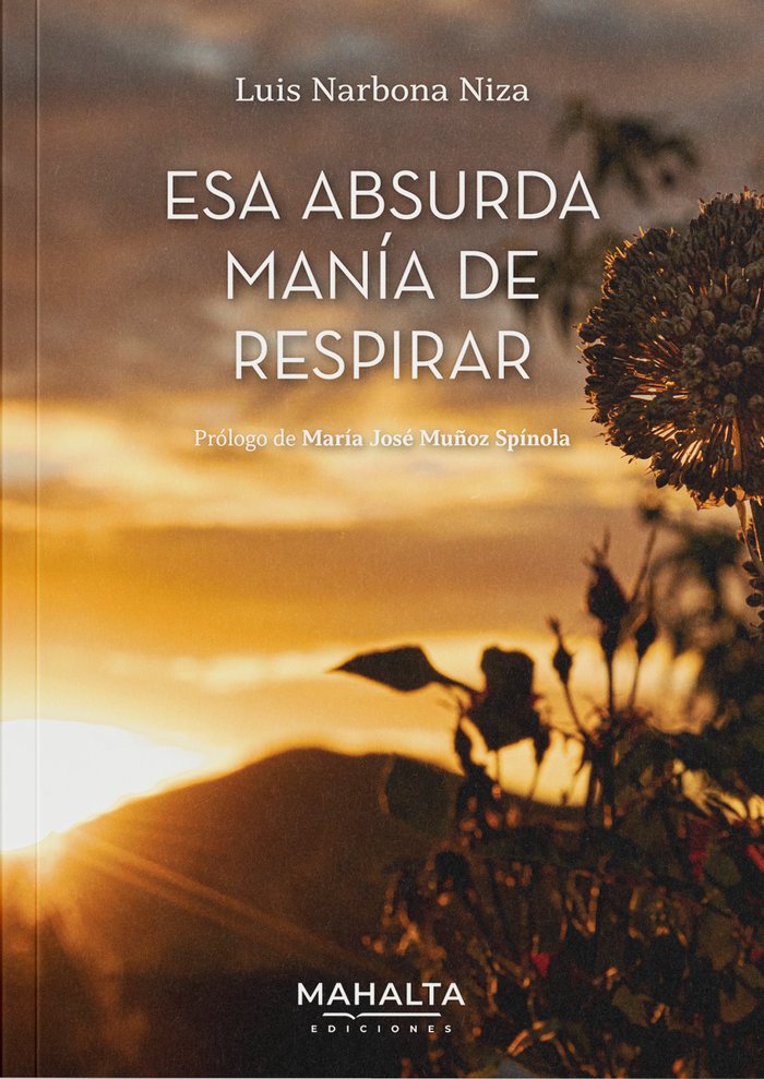 Esa absurda manía de respirar, de Narbona Niza, Luis | portada del libro