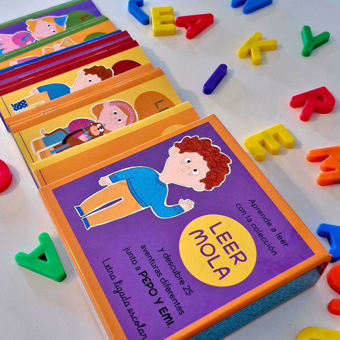 PACK PEPO Y EMI LEER MOLA (25 CUENTOS), de MEILAN,ANA | portada del libro