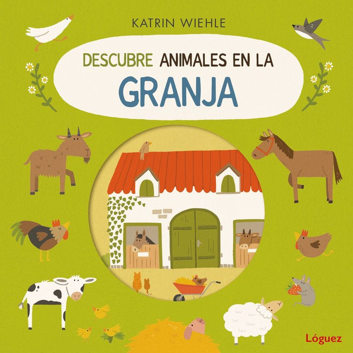 DESCUBRE ANIMALES EN LA GRANJA, de WIEHLE, KATRIN | portada del libro