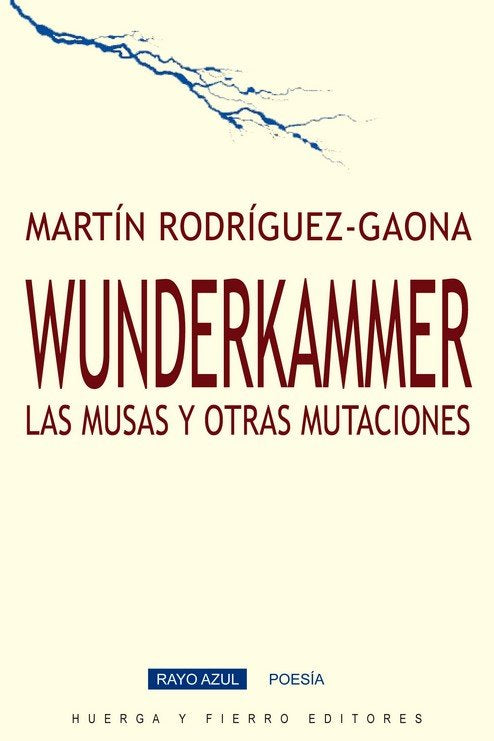 WUNDERKAMMER. LAS MUSAS Y OTRAS MUTACIONES, de RODRIGUEZ-GAONA, MARTIN | portada del libro