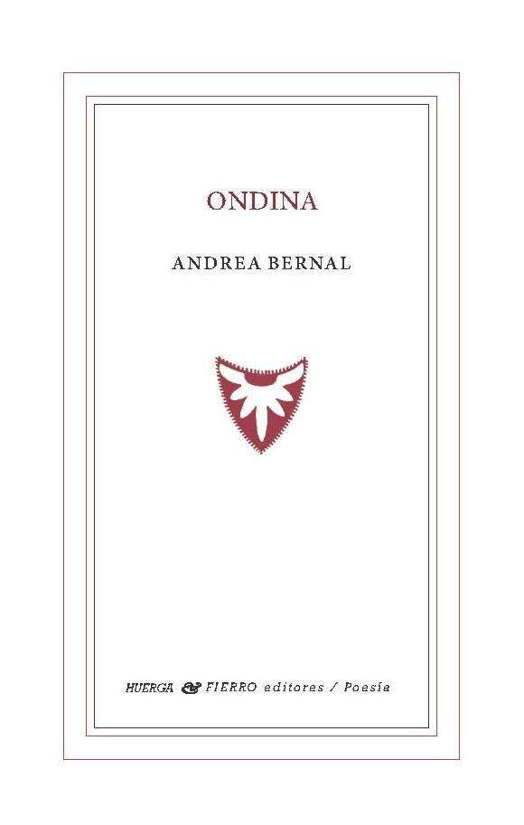 ONDINA, de ANDREA BERNAL | portada del libro