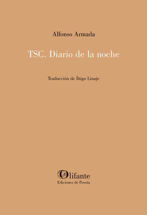 TSC. DIARIO DE LA NOCHE, de ARMADA | portada del libro