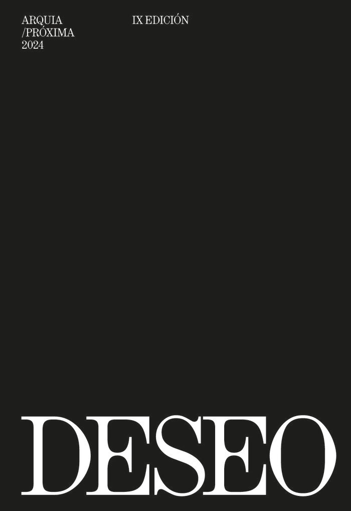 DESEO ARQUIA PROXIMA 2024 | portada del libro