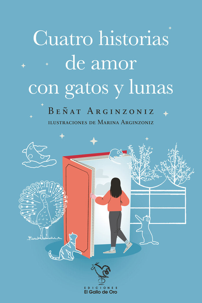 Cuatro historias de amor con gatos y lunas, de ARGINZONIZ,BEÑAT | portada del libro
