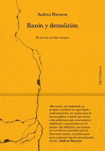 Razón y demolición, de NAVARRA | portada del libro