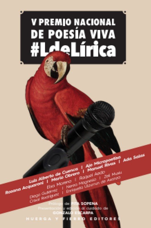 V PREMIO NACIONAL DE POESIA VIVA  LDELIRICA | portada del libro