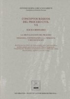 CONCEPTOS BASICOS DEL PROCESO CIVIL VII JUICIO ORDINARIO, de Antonio María Lorca Navarrete | portada del libro