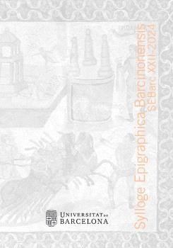 SYLLOGE EPIGRAPHICA BARCINONENSIS, XXII, de A.D. | portada del libro