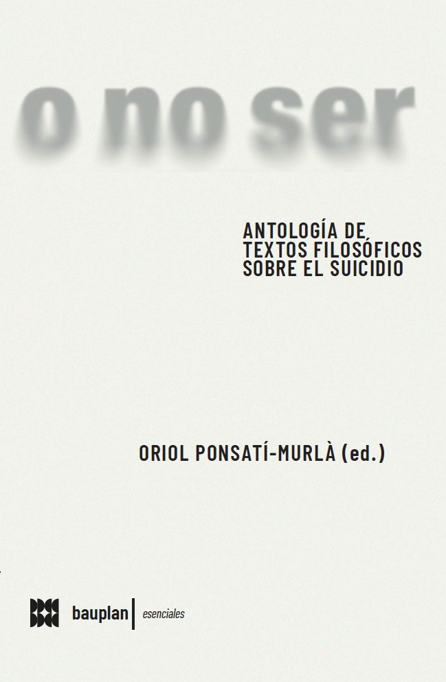 O NO SER, de PONSATI-MURLA, ORIOL | portada del libro