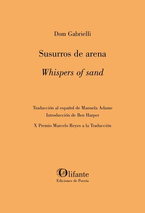 SUSURROS DE ARENA, de GABRIELLI, DOM | portada del libro