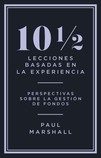 10 LECCIONES BASADAS EN LA EXPERIENCIA, de MARSHALL, PAUL | portada del libro