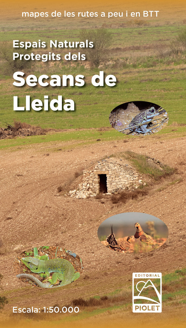 Espais Naturals Protegits dels Secans de Lleida, de Piolet, Editorial | portada del libro