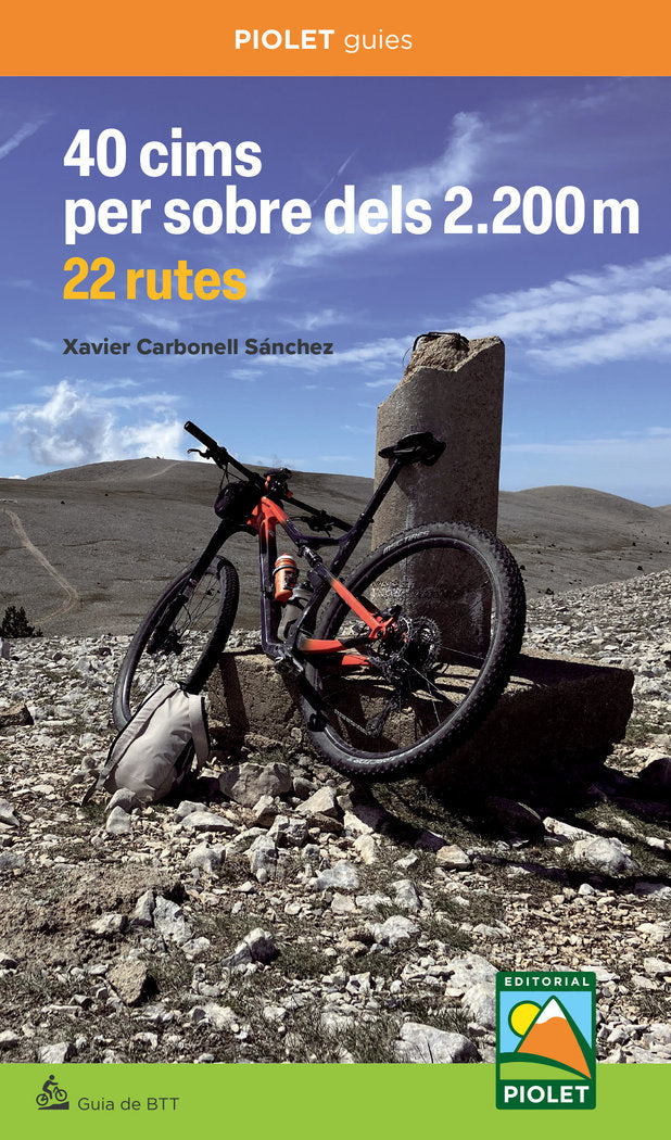 40 cims per sobre dels 2.200 m. 22 rutes, de Carbonell Sánchez, Xavier | portada del libro